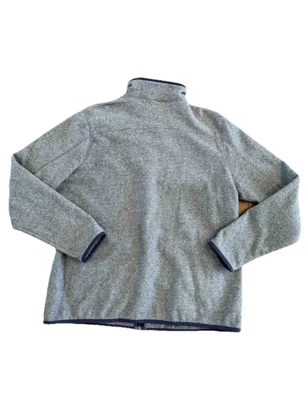 Under Armour ColdGear Full Zip Fleece Jacket Mens XL Gray Loose Fit